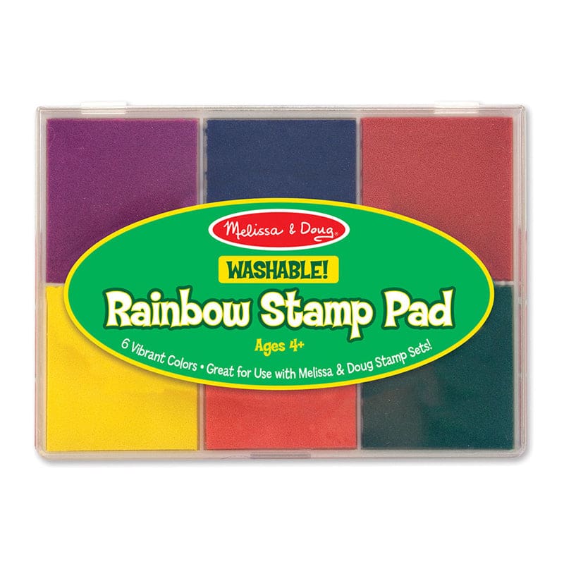 Rainbow Stamp Pad (Pack of 6) - Stamps & Stamp Pads - Melissa & Doug