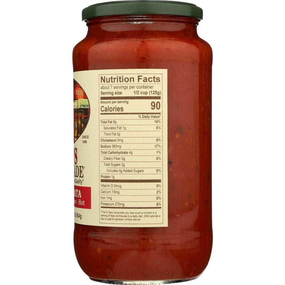 RAOS Grocery > Pantry > Pasta and Sauces RAOS: Arrabbiata Sauce, 32 oz