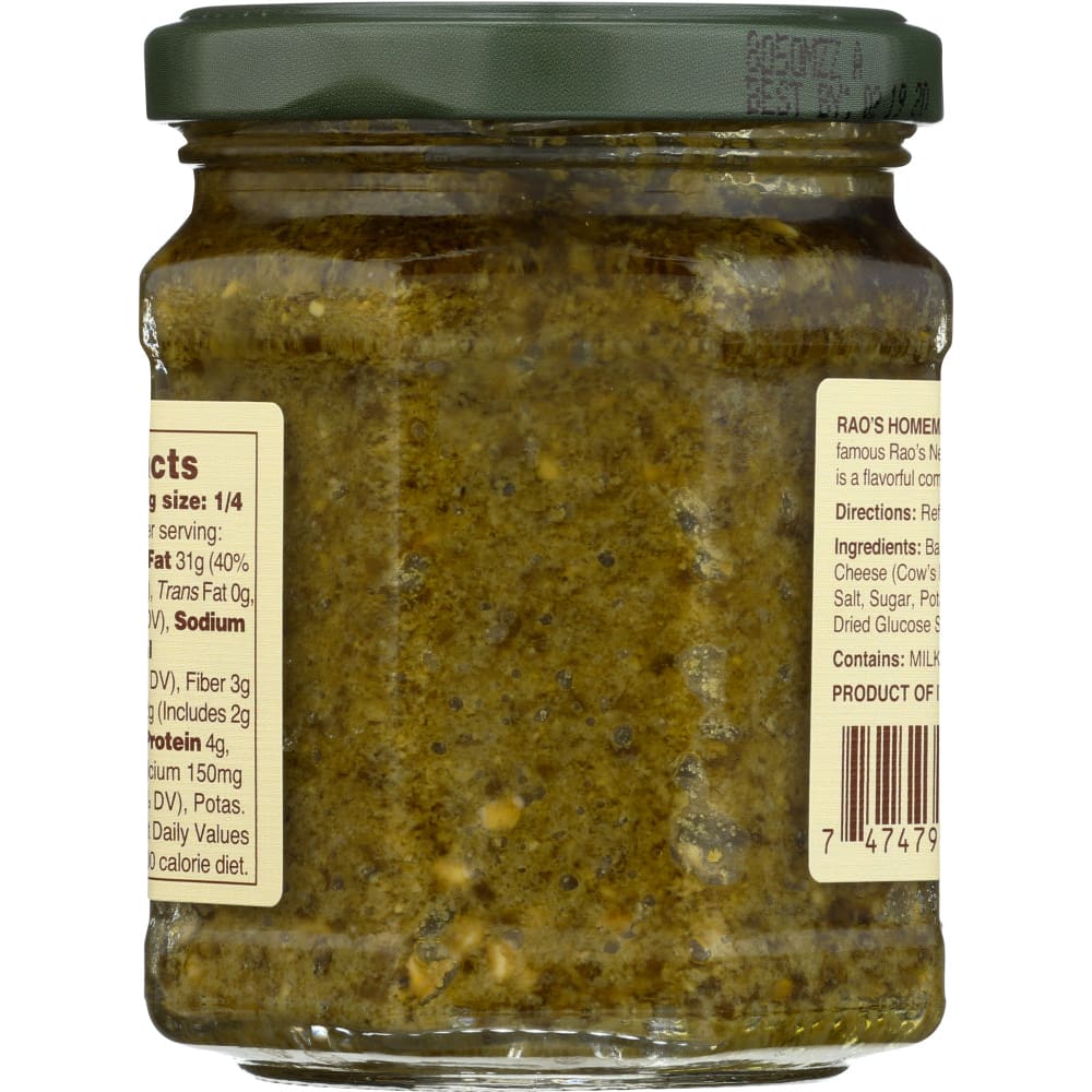 RAOS: Basil Pesto Sauce 6.7 oz - Grocery > Pantry > Pasta and Sauces - RAOS