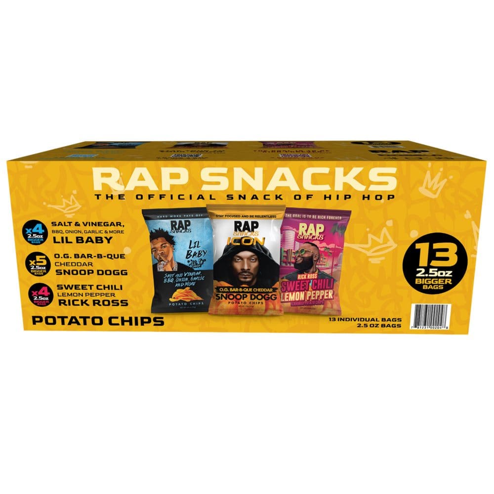 Rap Snacks Gold Variety Pack Chips (2.5 oz. 13 ct.) - Chips - Rap Snacks