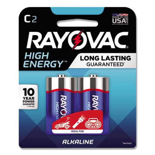 Rayovac High Energy Premium Alkaline C Batteries 2/pack - Technology - Rayovac®