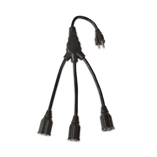 RCA Three-outlet Cord Splitter 18 13 A Black - Technology - RCA®