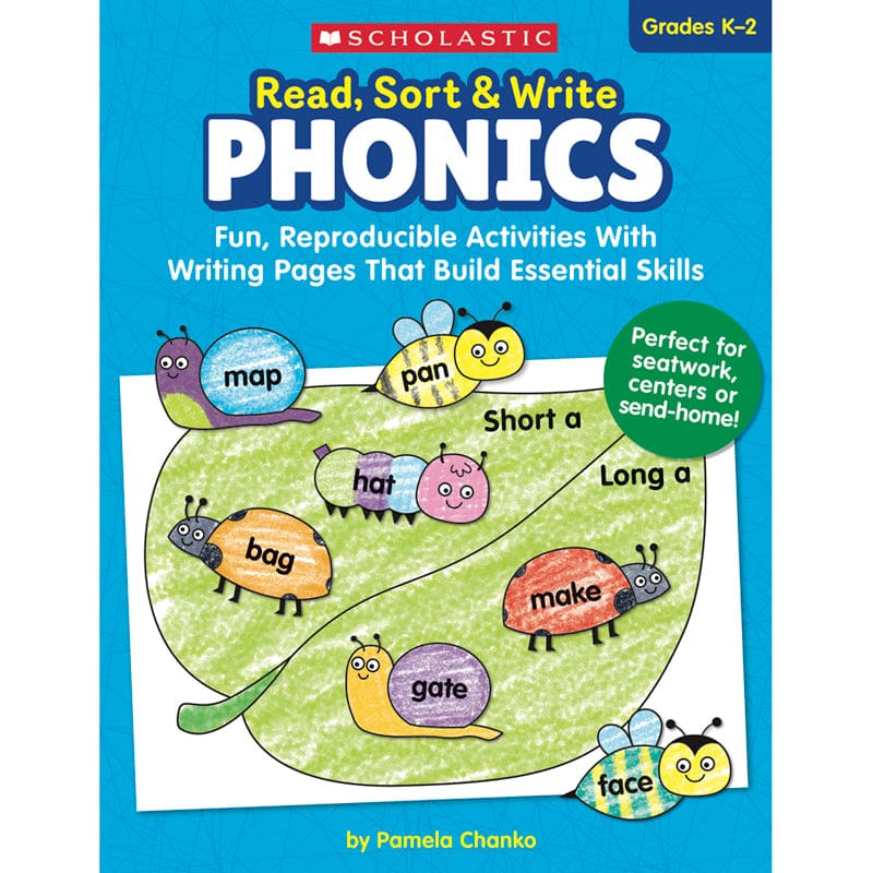 Read Sort & Write Phonics (Pack of 6) - Phonics - Scholastic Teaching Resources