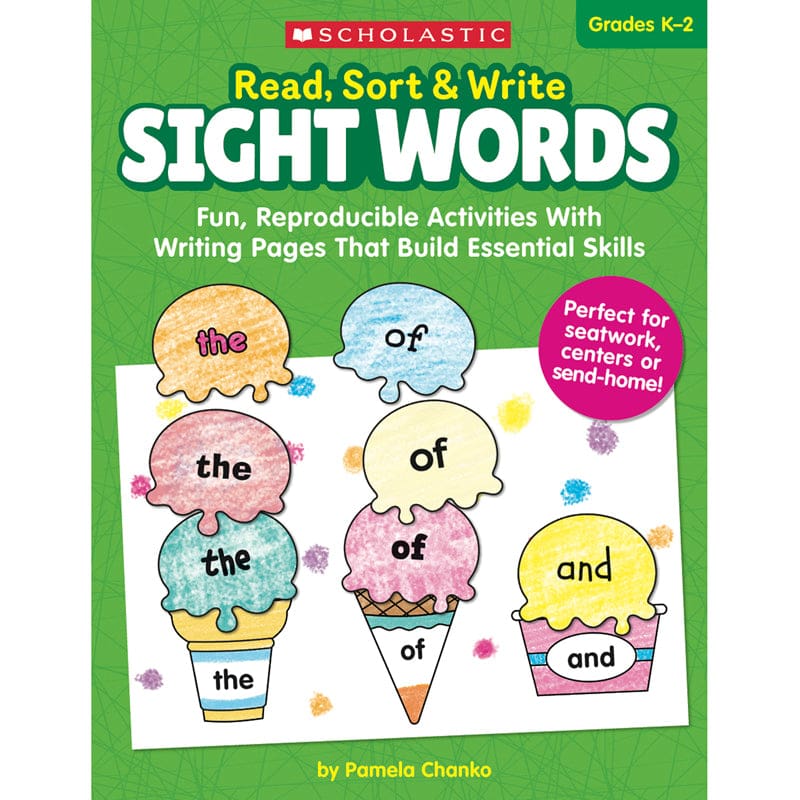 Read Sort & Write Sight Words (Pack of 6) - Sight Words - Scholastic Teaching Resources