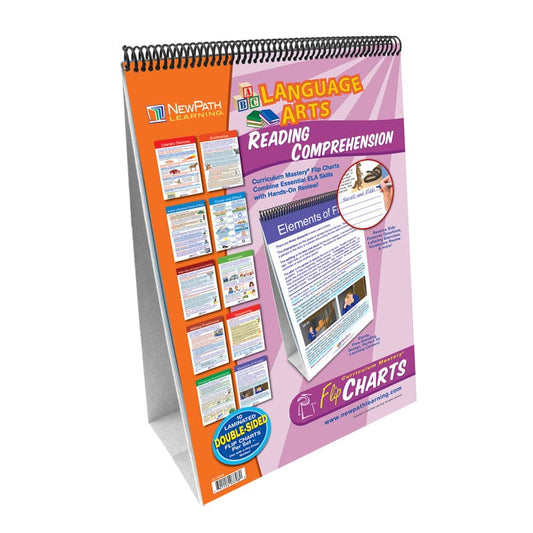 Reading Comp Flip Chart Set Gr 4-8 - Comprehension - Newpath Learning