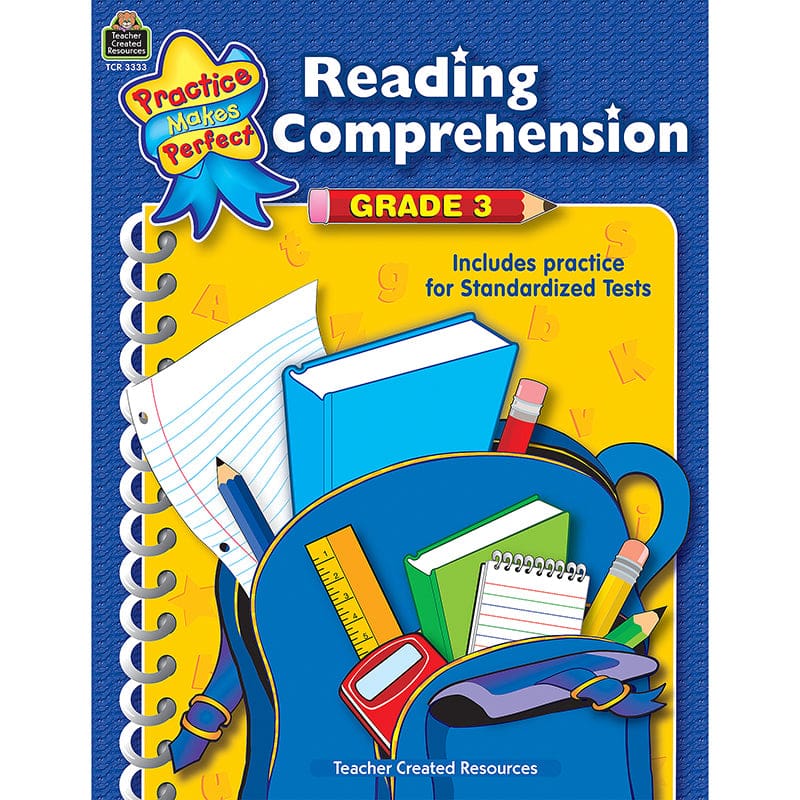 Reading Comprehension Gr 3 Practice Makes Perfect (Pack of 10) - Comprehension - Teacher Created Resources