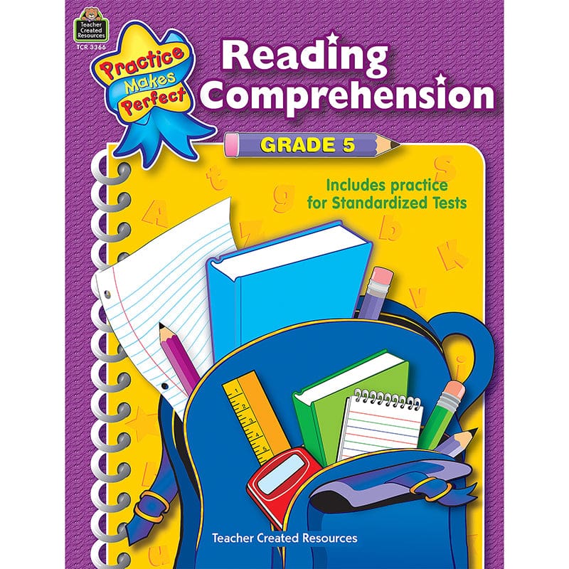Reading Comprehension Gr 5 Practice Makes Perfect (Pack of 10) - Comprehension - Teacher Created Resources