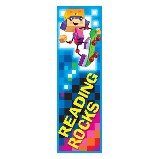 Reading Rocks Blockstars Bookmarks (Pack of 10) - Bookmarks - Trend Enterprises Inc.