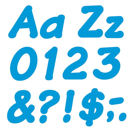 Ready Letters 4 Inch Italic Blue (Pack of 3) - Letters - Trend Enterprises Inc.
