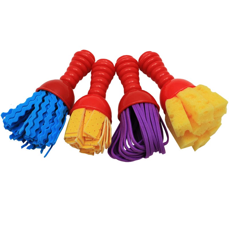 Ready2Learn Creative Textured Art Tools 4/Set (Pack of 2) - Paint Accessories - Learning Advantage
