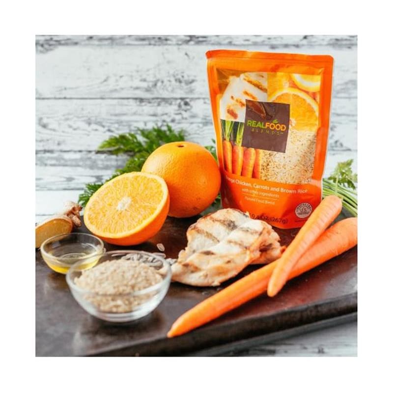 Real Food Blends Orange Chicken Carrots & Brown Rice (Pack of 3) - Item Detail - Real Food Blends