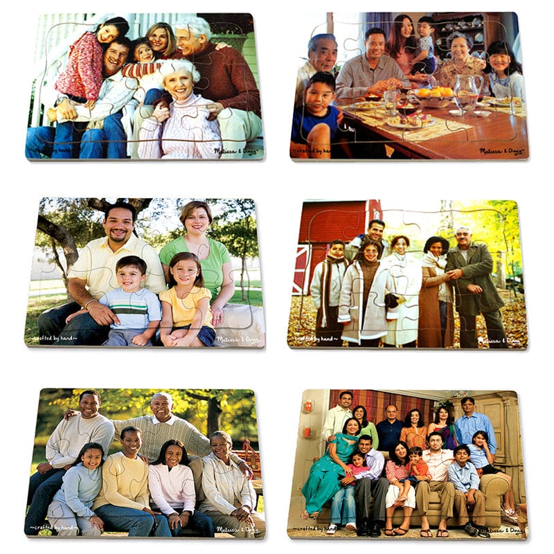Realistic Multigenerational Multicultural Family Puzzle Set - Puzzles - Melissa & Doug