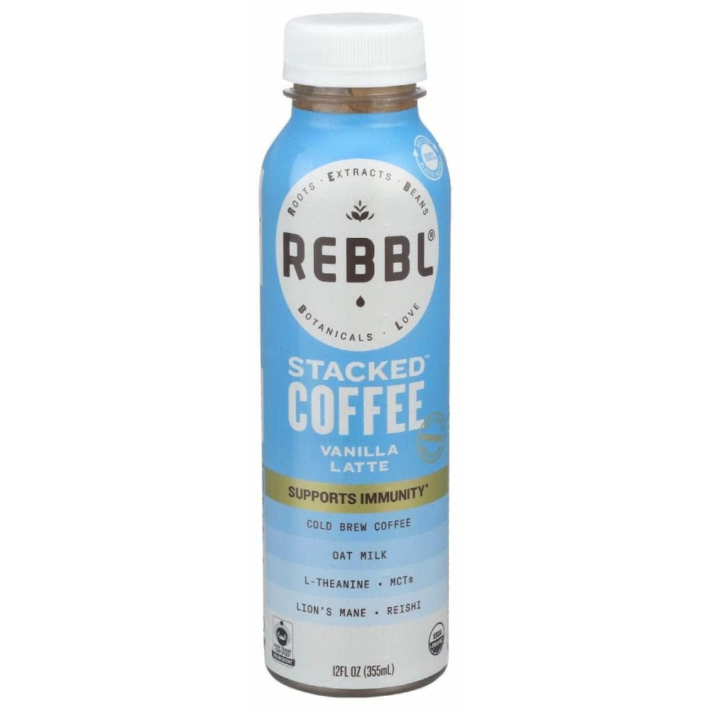 REBBL Grocery > Refrigerated REBBL: Stacked Coffee Vanilla Latte, 12 fo