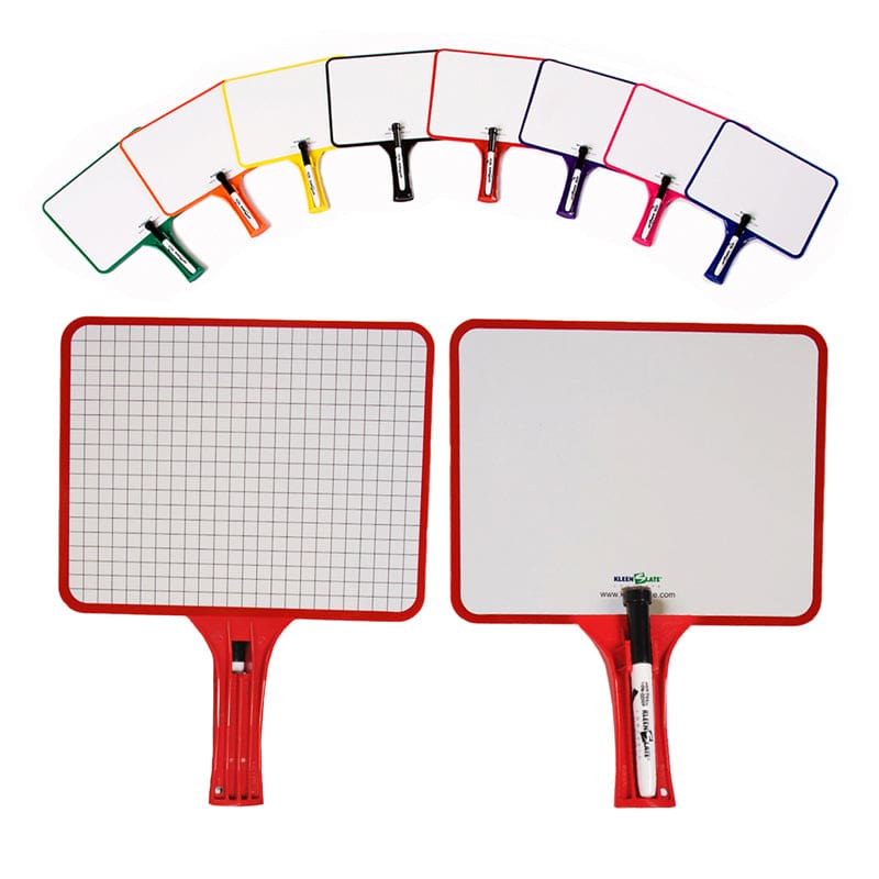 Rectangular Paddles Double Sided 32 Blank Graph - Dry Erase Boards - Kleenslate Concepts Lp