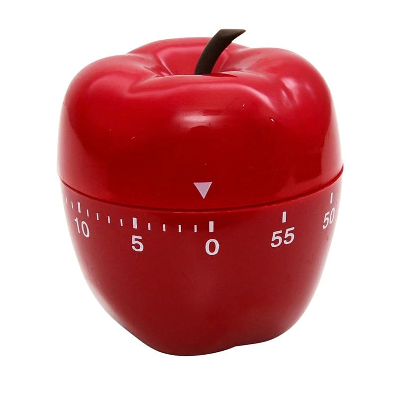 Red Apple Shaped Timer (Pack of 6) - Timers - Baumgartens Inc