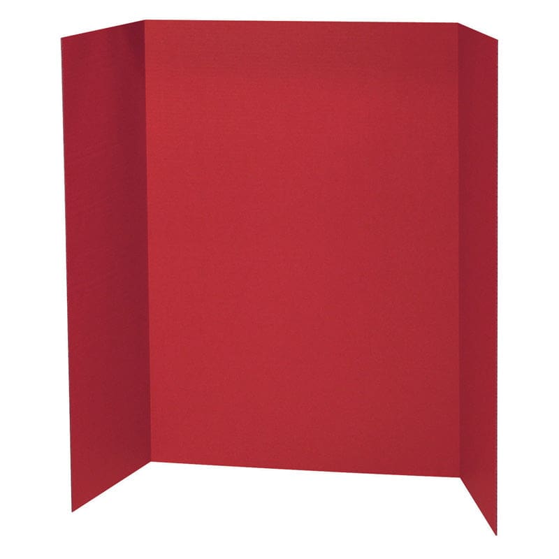 Red Presentation Board 48X36 (Pack of 10) - Presentation Boards - Dixon Ticonderoga Co - Pacon