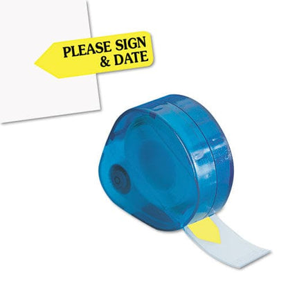 Redi-Tag Arrow Message Page Flags In Dispenser please Sign And Date Yellow 120 Flags - Office - Redi-Tag®