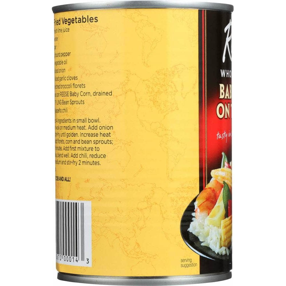 Reese Reese Baby Corn on the Cob Whole Spears, 15 oz