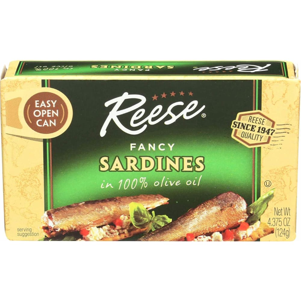 REESE REESE Sardine Olive Oil, 4.375 oz