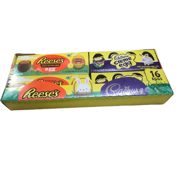 Reese's & Cadbury Easter Eggs, 16 Count - ShelHealth.Com