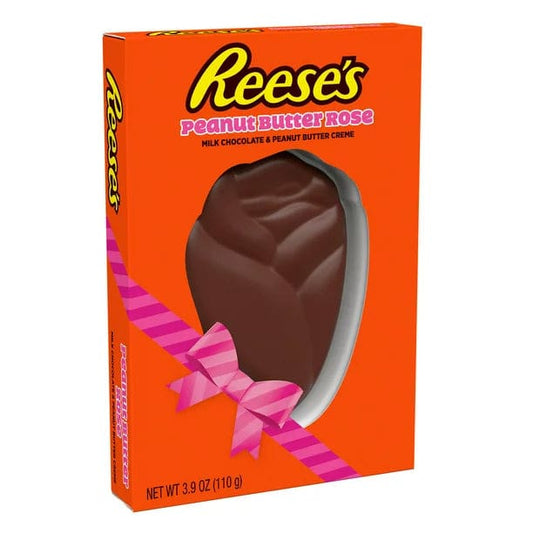 REESE’S Milk Chocolate Peanut Butter Creme Rose Candy Valentine’s Day 3.9 oz Gift Box - REESE’S