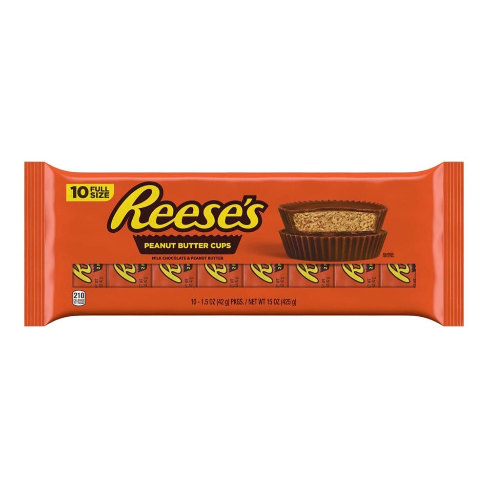 Reese’s Milk Chocolate Peanut Butter Cups Candy (1.5 oz. 10 pk.) - Candy - Reese’s Milk