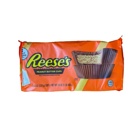 REESE’S Milk Chocolate Peanut Butter Cups Candy Christmas 8 oz Treats (2 Count) - REESE’S