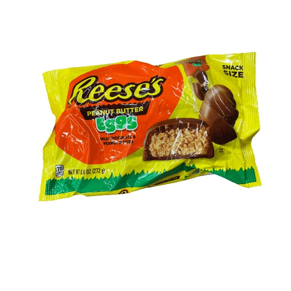 REESE'S REESE'S Milk Chocolate Peanut Butter Snack Size Eggs Candy, Easter, 9.6 oz.