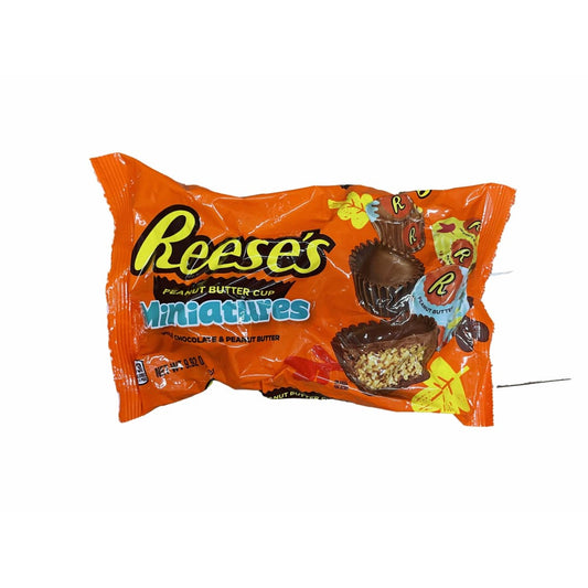 Reese's REESE'S, Miniatures Milk Chocolate Peanut Butter Cups Candy, Halloween, 9.92 oz, Bag