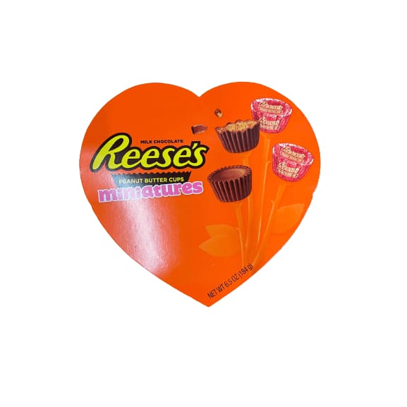 Reese's Reese's Peanut Butter Cups Valentine Miniatures, 6.5 oz.