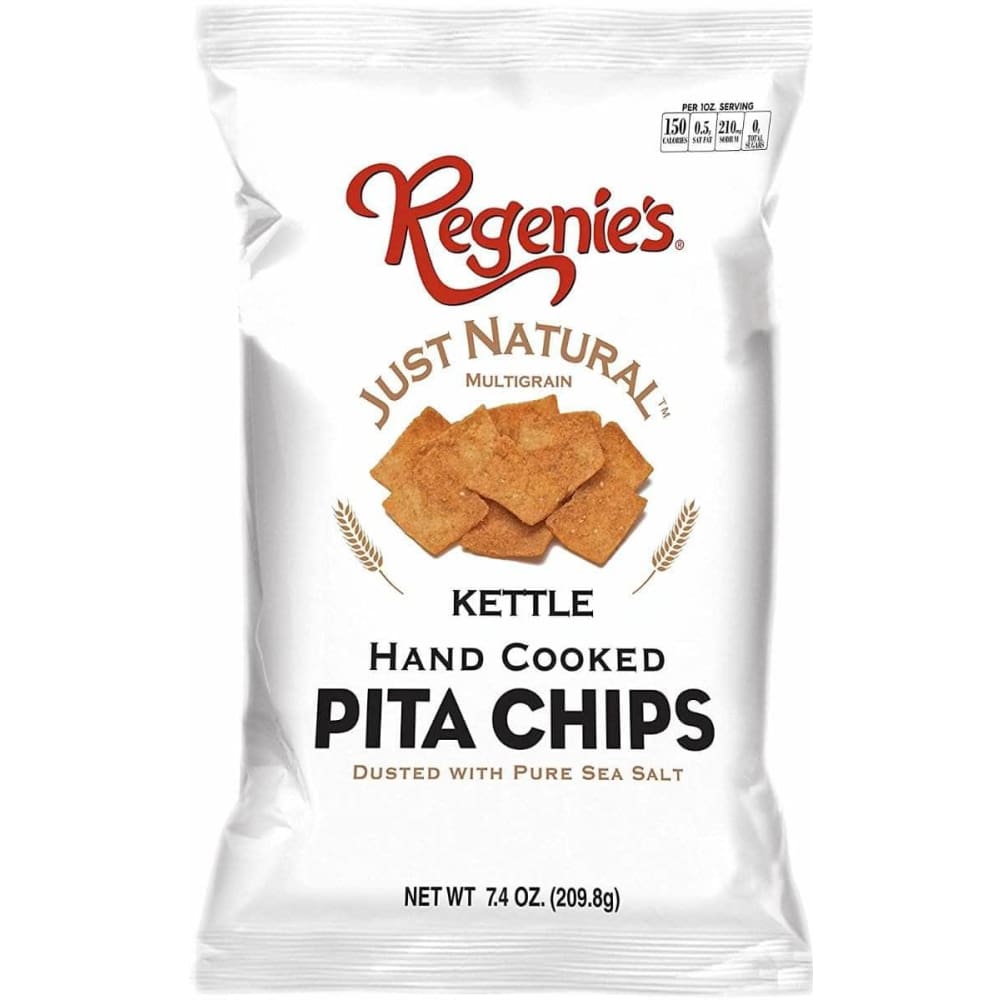 REGENIES Regenies Just Natural Multigrain Pita Chips, 7.4 Oz