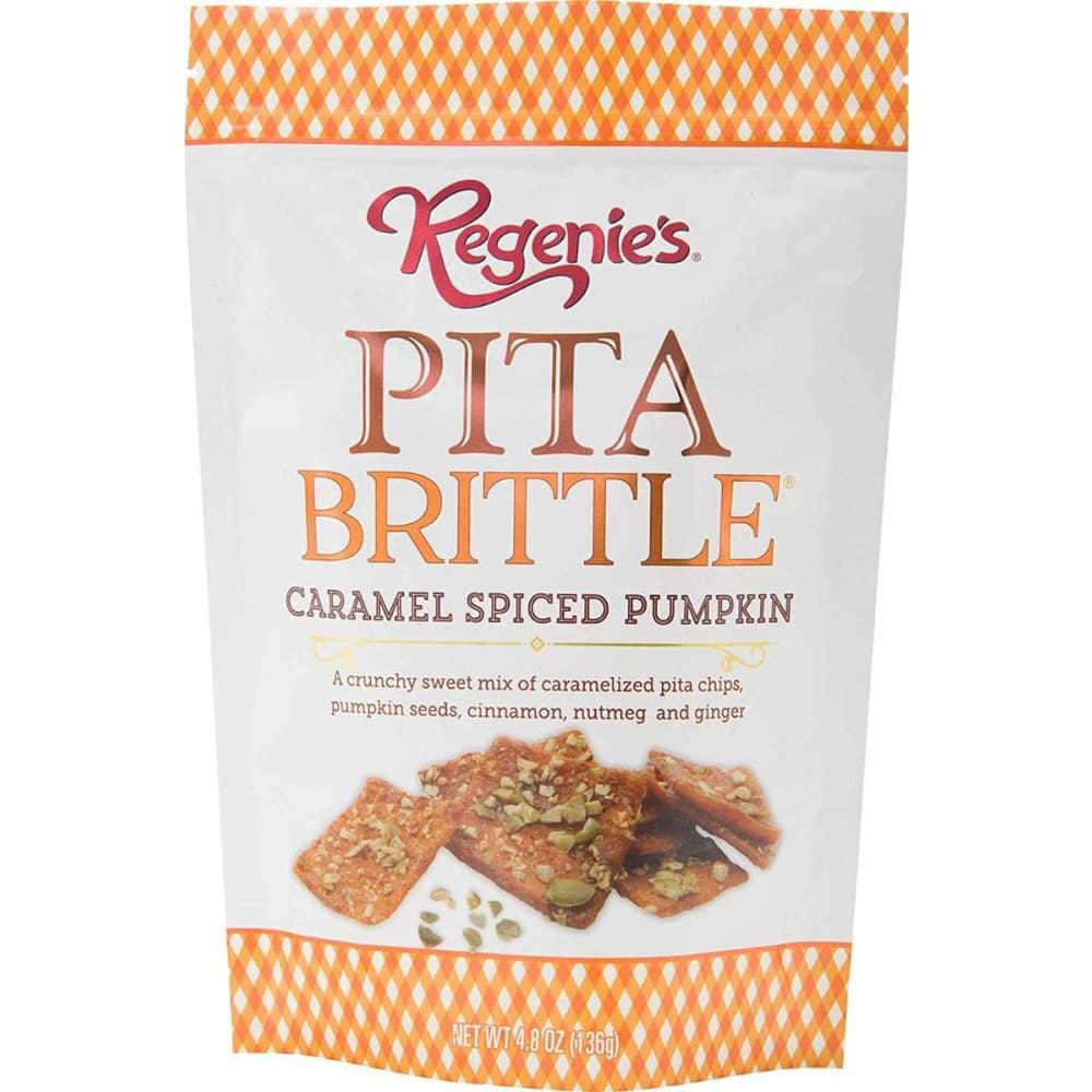 REGENIES Regenies Pita Brittle Caramel Spiced Pumpkin, 4.8 Oz