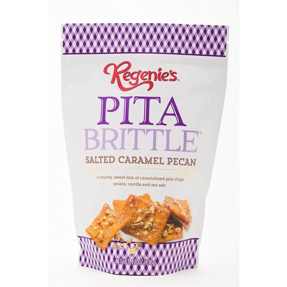 REGENIES Regenies Pita Brittle Salted Caramel Pecan, 4.8 Oz