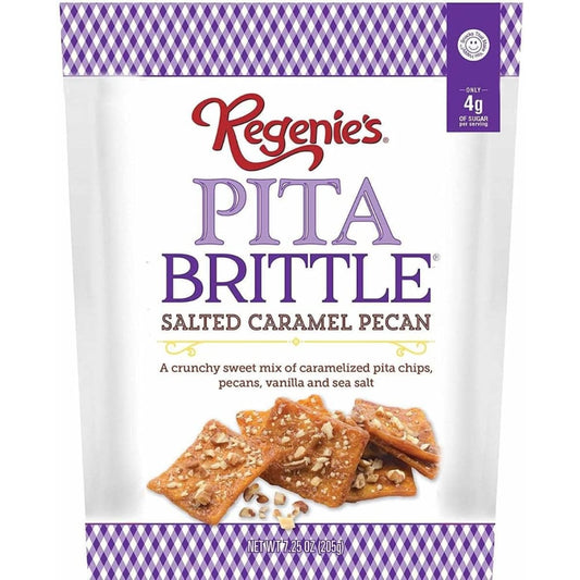REGENIES Regenies Pita Brittle Salted Caramel Pecan, 7.25 Oz