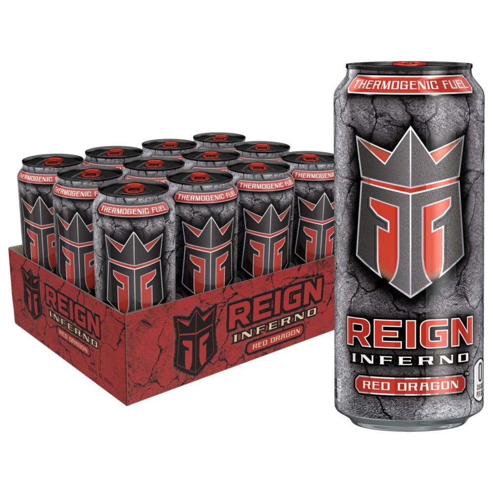 Reign Inferno Red Dragon (16 fl. oz. 12 pk.) - Energy Drinks - Reign Inferno