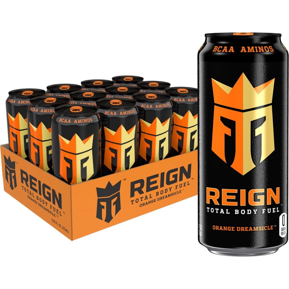 Reign Orange Dreamsicle (16 oz. 12 pk.) - Energy Drinks - Reign Orange