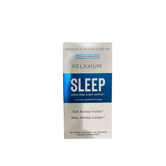 Relaxium Sleep Capsules 80 Capsules - Relaxium