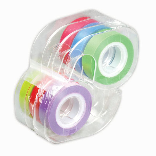 Removable Highlighter Tape 6 Rolls Standard Colors.5 X 720In - Tape & Tape Dispensers - Lee Products Company