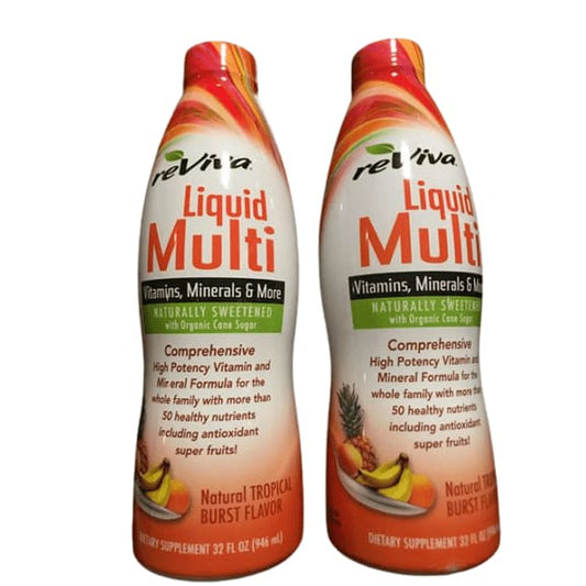 reViva Liquid Multivitamin, Tropical Burst Flavor, 64 Ounces - ShelHealth.Com