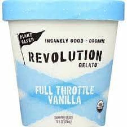 REVOLUTION GELATO Grocery > Frozen REVOLUTION GELATO: Org Gelato Vanilla Pint, 14 oz