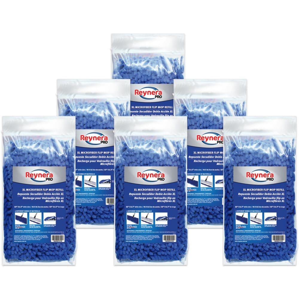 Reynera Pro XL Microfiber Flip Mop Refills (22 6 pk.) - Cleaning Carts & Tools - Reynera Pro