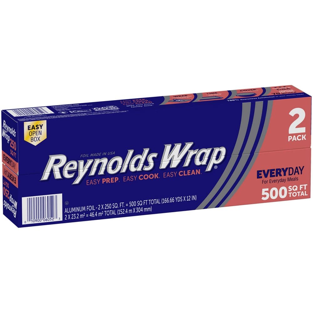 Reynolds Wrap 12 Aluminum Foil (250 sq. ft. 2 ct.) - Paper & Plastic - Reynolds Wrap