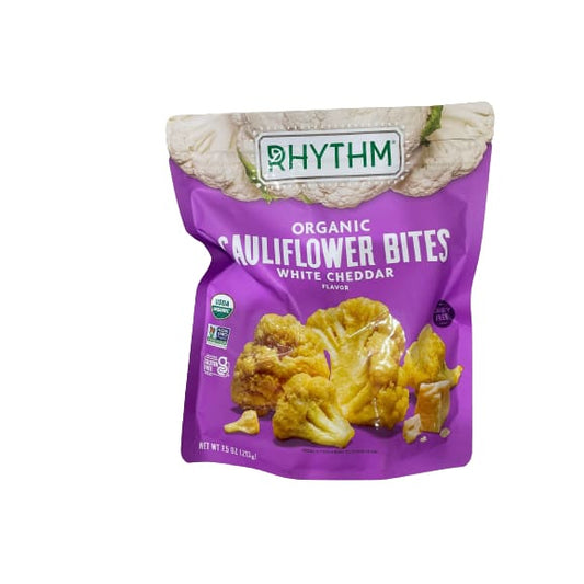Rhythm Organic Cauliflower Bites White Cheddar 7.5 oz. - Rhythm