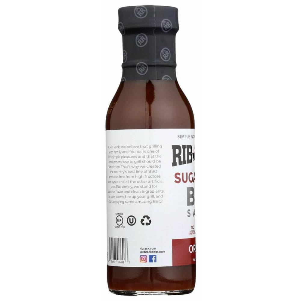 RIB RACK Rib Rack Sauce Bbq Original Sf, 11 Oz