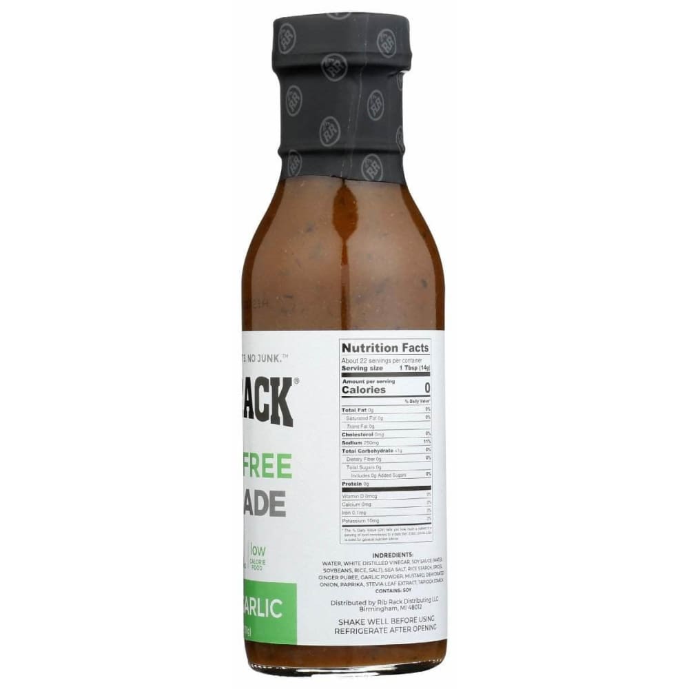 RIB RACK Rib Rack Sugar Free Herb And Garlic Marinade, 11 Oz