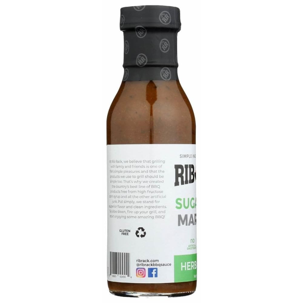 RIB RACK Rib Rack Sugar Free Herb And Garlic Marinade, 11 Oz