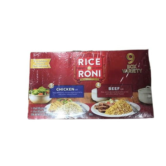 Rice A Roni Chicken and Beef Variety Pack, 9 pk./7 oz. - ShelHealth.Com