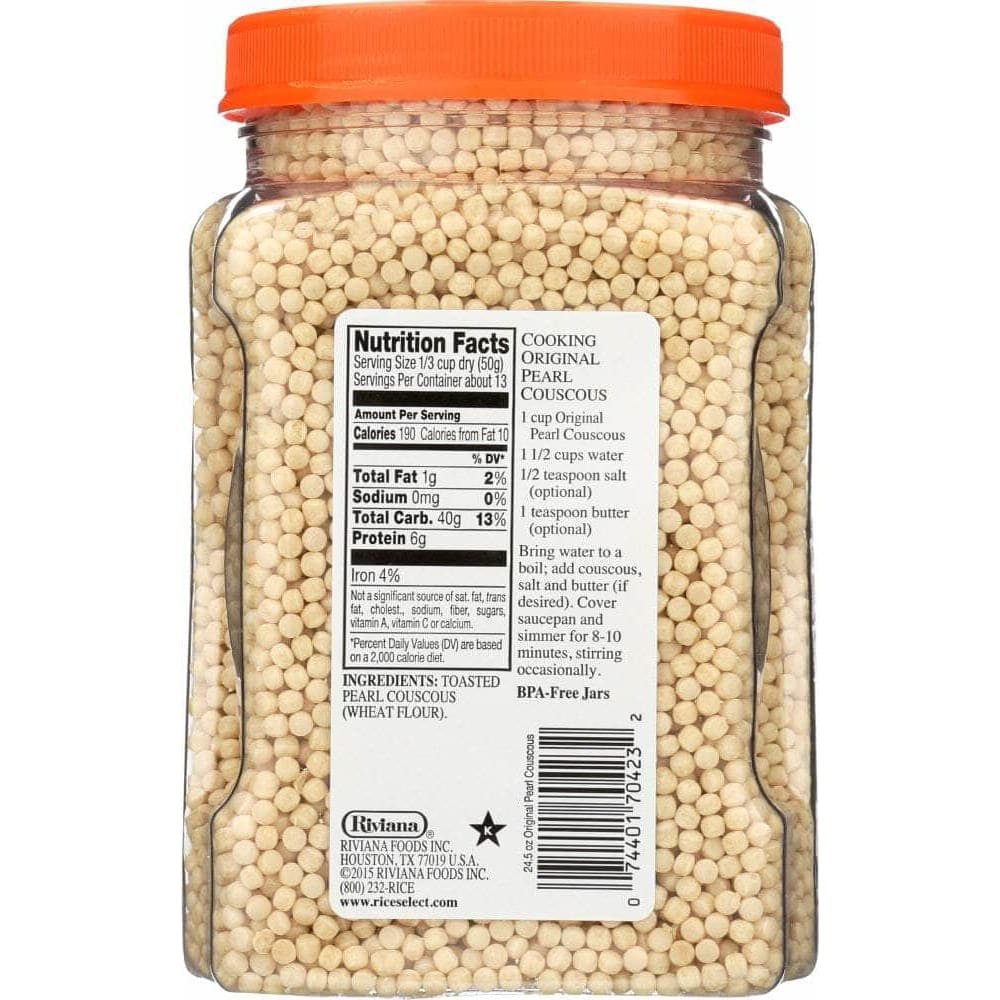 Riceselect Riceselect Original Plain Pearl Couscous, 24.5 oz
