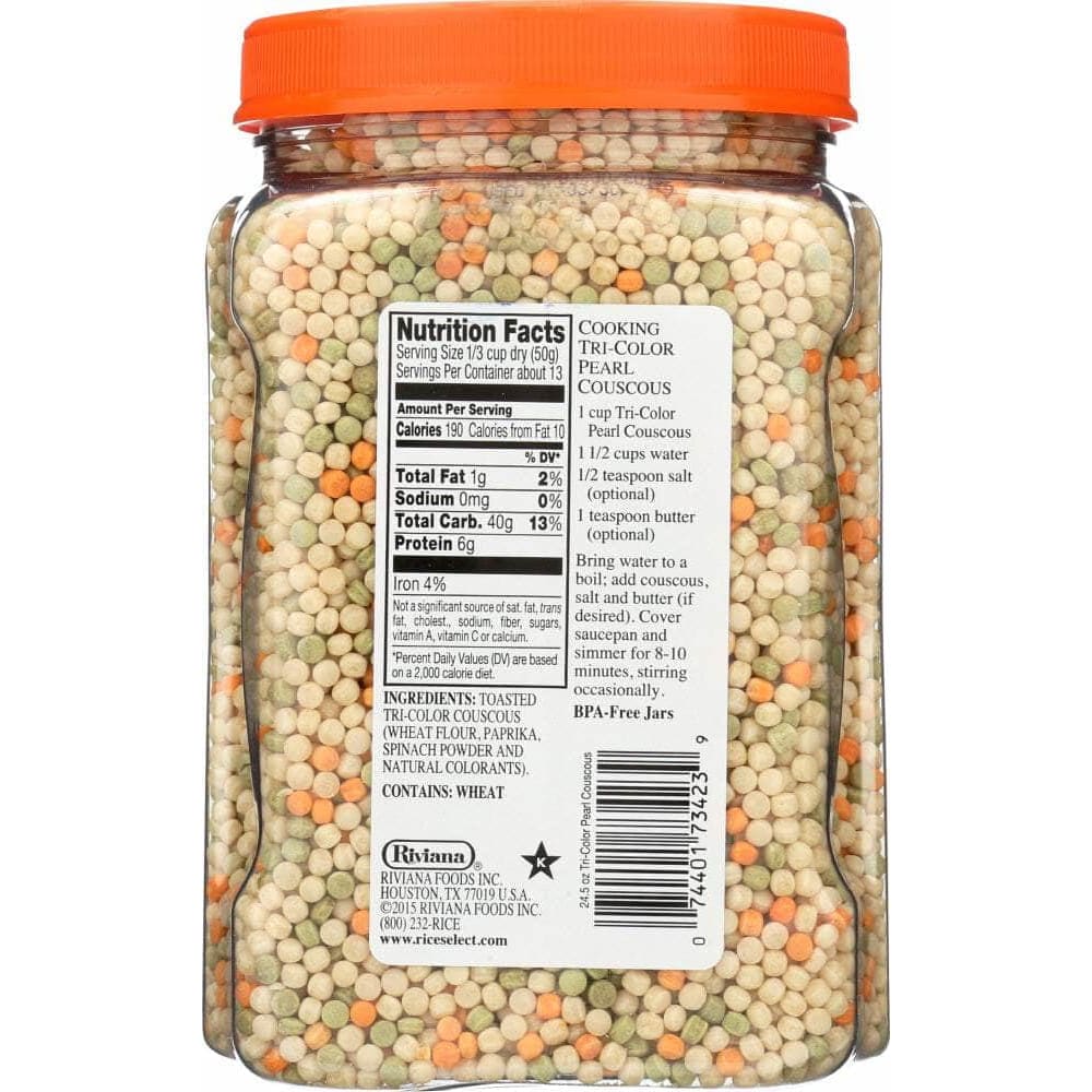 Riceselect Riceselect Tri Color Pearl Couscous, 24.5 oz