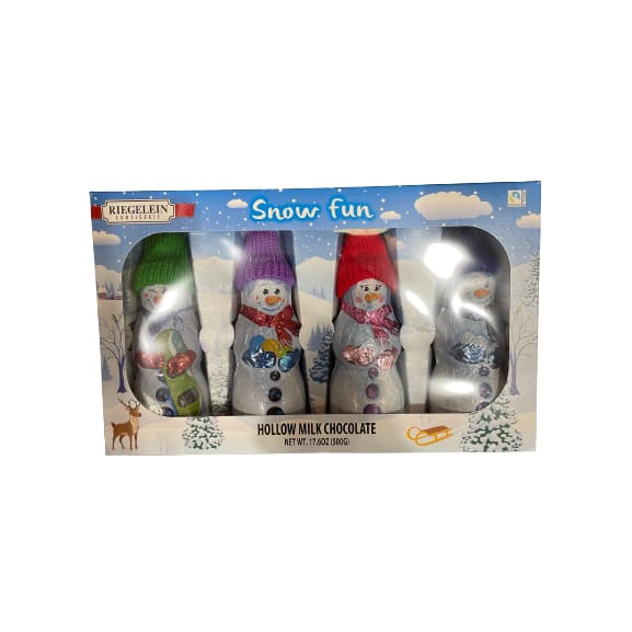 Riegel Snow Fun Snowmen Christmas 4-Pack (17.64 oz) - Riegel